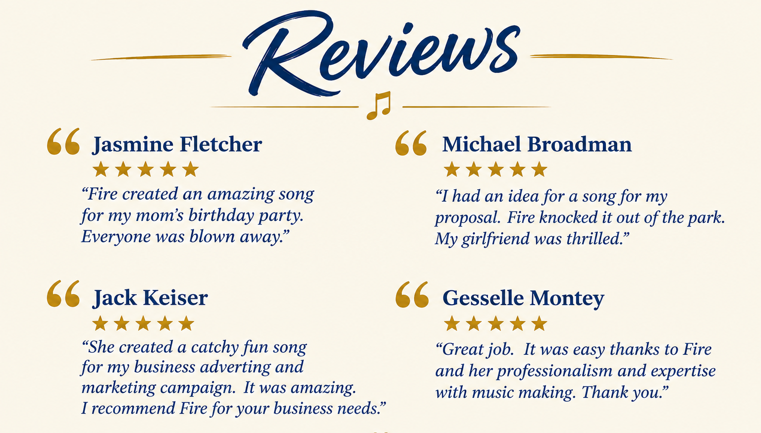 Reviews